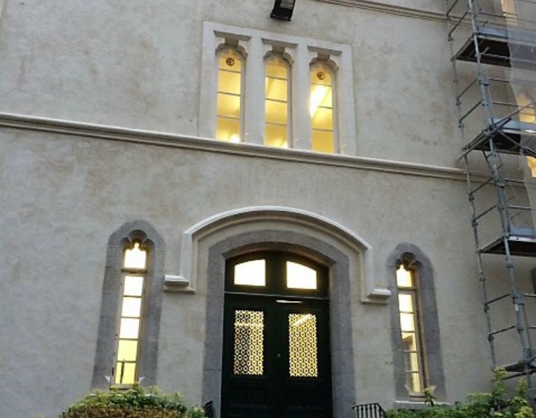 Entrée du bâtiment